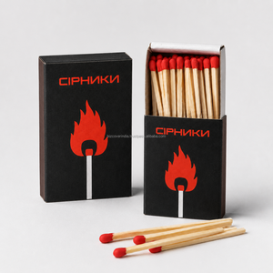 Allumettes de sécurité en gros pour usage domestique et familial, allumettes à combustion longue durée et allumage rapide pour la cuisine - Product Image 2