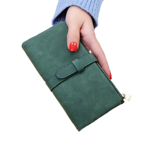 Cartera Larga Premium de PU con Bloqueo RFID, Bolso de Mano Unisex, Tarjetero Múltiple, Estilo Europeo Ibero, para Viajes, Moda, Uso Diario, 4 Estaciones - Product Image 3