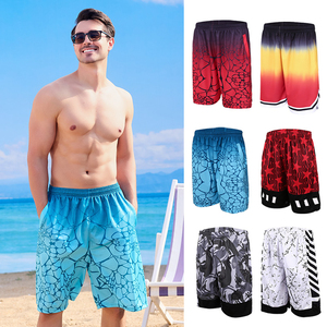 Shorts d'entraînement de basketball pour hommes en toile 100 % polyester, séchage rapide, anti-plis, respirant, écologique, avec cordon de serrage - Product Image 3