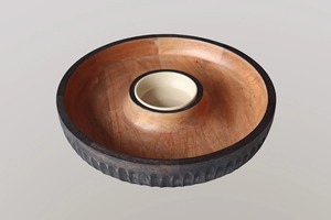 Tazón Minimalista de Madera con Acabado Interior de Epoxi, Plato de Madera Natural para Uso en Hoteles y Hogares por Curio Craft - Product Image 6