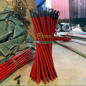 Escoba y Recogedor 2 en 1 de PVC y Madera de Eucalipto SSKGLOBAL, Giratorio y Ergonómico para Baño, Precio de Fábrica, Empaque a Granel, Venta al por Mayor desde Vietnam - Product Image 1