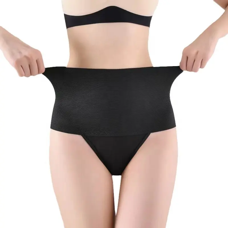 बड़े आकार की ऊंची कमर वाली कमर को आकार देने वाली महिलाओं की पेटी पेट नियंत्रण अंडरवियर स्लिमिंग और महिला आकार की पैंटी को आकार देने वाली