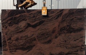 Premium Natural Indian Aurora Granite Eco-Friendly & Durable Modern Polished Surface Big Slab for Villa & Hotel Applications - Product Image 2