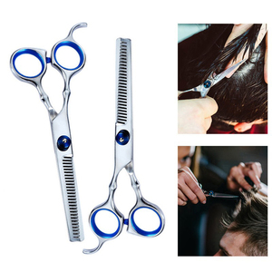 New Arrival Right Handed Stainless Steel Hair <b>Thinning</b> Scissors Sharp Tip Straight Blade for Barbers Salon Use - Product Image 6