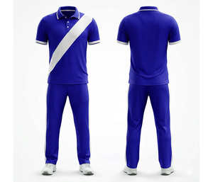 Uniforme de Cricket con Tecnología de Sublimación Premium |   Uniforme de Cricket para Hombres, Mujeres y Jóvenes, Camiseta Polo y Pantalones, Conjunto Completo para Equipo - Product Image 1