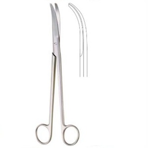 JOSEPH กรรไกรผ่าตัดเสริมจมูกแบบโค้งทำจากสเตนเลสเครื่องมือทางการแพทย์ - Product Image 6