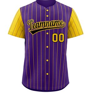 Maillot de baseball à production rapide, motif dégradé léger, personnalisation de marque, évacuation de l'humidité, sublimation intégrale - Product Image 6