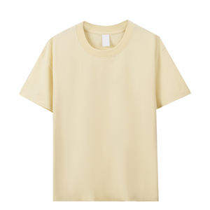 เสื้อยืดคอกลมทรงหลวมผ้าฝ้ายแท้ 220 กรัมสำหรับผู้ชายไซส์ใหญ่ ปักโลโก้ตามสั่ง ผลิตในจีน ราคาโรงงานบังกลาเทศ OEM - Product Image 2