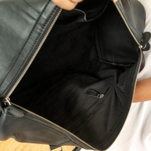 กระเป๋าดัฟเฟิลกระเป๋าเดินทางหนังแท้ความจุเยอะแบบกำหนดเองกระเป๋าเดินทางค้างคืนสำหรับผู้ชาย - Product Image 6