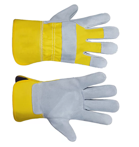 Custom Made Cheap Goatskin Leather Riggers <b>Gloves</b> Wholesale Leather Handgloves - Product Image 2
