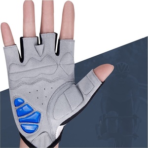 Gants de vélo pour hommes, matériau respirant, paume en cuir synthétique avec rembourrage en caoutchouc pour une meilleure adhérence, gant de vélo pour femmes - Product Image 6