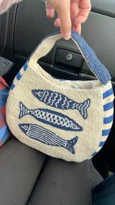 Sac fourre-tout brodé et perlé à la mode avec motifs décoratifs élégants - Product Image 5