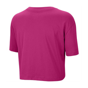 Women's Plain <b>Pink</b> <b>Cropped</b> tanktop Premium Cotton Crew Neck Short Sleeve Casual Summer Crop <b>Top</b> Custom Logo OEM ODM - Product Image 2