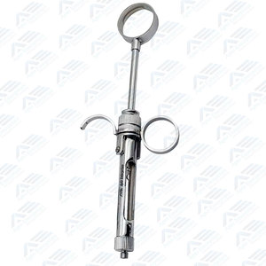 Jeringa Dental Manual de Aspiración con Mango de 2.5 Anillos, Instrumentos Quirúrgicos Dentales Reutilizables Profesionales de Acero Inoxidable de Primera Calidad - Product Image 3