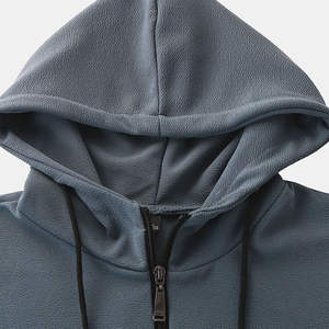 Sudadera con Capucha Extra Grande de Doble Capa, Ligera, Transpirable y Ecológica, de Poliéster/Algodón, para Otoño - Product Image 3