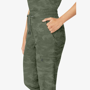 Pantalones de Trabajo de Tela Oxford Transpirable y Cómoda con Diseño de Camuflaje Sublimado para Mujer, Uso Hospitalario, Venta al Por Mayor - Product Image 6
