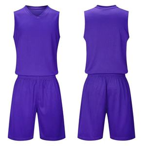 Uniforme de Baloncesto Personalizado, Sin Mangas, Corto, Color Sólido, Poliéster Transpirable, de Secado Rápido, Antibacterial, Unisex - Product Image 4