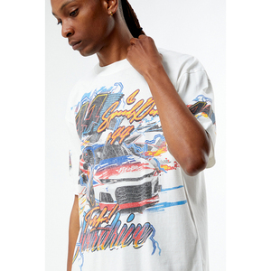 Camiseta gráfica extragrande Glory Custom, 100% algodón, estampada con DTF, de media manga, para ropa urbana y casual, unisex. - Product Image 6