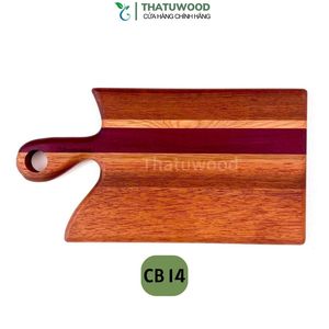 Thatuwood Wooden Cutting Board Rectangular Handmade Rustic Kitchen CB 12 - Product Image 3