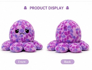 ตุ๊กตาปลาหมึกน่ารัก ขนกระต่ายนุ่ม ของเล่นตุ๊กตาสัตว์ทะเล ของขวัญสำหรับเด็ก ปลอดภัยสำหรับเด็กทารก ของเล่นกอดได้ สัตว์ทะเล รับผลิตตามสั่ง ขายส่ง - Product Image 2