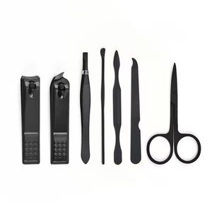 Stainless Steel <b>Nail</b> Kit 7-Piece Manicure <b>Set</b> Portable Professional Tools for Adults Classic Style Travel Use - Product Image 3