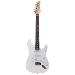 Chitarra Elettrica per Principianti con Top in Palissandro Massello, 39 Pollici, Fondo e Fasce in Acero, 4 Corde, Mancina, Formato da Viaggio, in Fibra di Carbonio - Product Image 1
