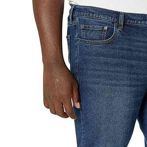 Jeans Casuales Ligeros de Mezclilla para Hombre, Transpirables, Ecológicos, con Cierre de Botones, Acabado Limpio, Lavado Claro, Hechos en Pakistán - Product Image 2