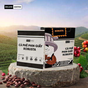 กาแฟโรบัสต้าแบบดริป บรรจุกล่อง 60 กรัม ยี่ห้อมิลาโน่ กาแฟสำเร็จรูปพร้อมชง - Product Image 2
