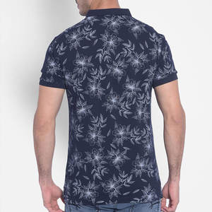 Polos personalizados de alta calidad que absorben la humedad para hombre, al por mayor a precio económico, polos de manga corta para hombre con sublimación. - Product Image 2
