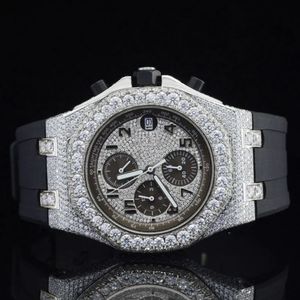Reloj de Moda con Diamantes Cultivados en Laboratorio, Reloj con Diamantes Incoloros para Hombre, Mejor Calidad, Precio al por Mayor - Product Image 1