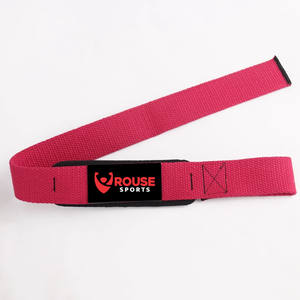 Sangles de poignet en coton robustes pour la musculation avec rembourrage en néoprène, sangles de levage pour la musculation en salle de sport, pour l'entraînement aux soulevés de terre - Product Image 2