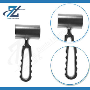 เครื่องมือผ่าตัดแบบใช้มือทำจากเหล็กกล้าไร้สนิม ยี่ห้อเฮท มัลเล็ต ความยาว 135 มม. น้ำหนัก 650 กรัม ได้รับการรับรองมาตรฐาน CE คุณภาพสูง สำหรับการผ่าตัดทั่วไป ผลิตในปากีสถาน - Product Image 3