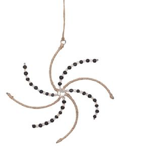 Adorno Navideño Colgante de Árbol con Cuentas Rojas - Diseño Rústico Moderno, Resistente al Agua, Personalizable, de Fábrica - Product Image 3