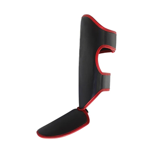 Espinilleras de Boxeo Personalizadas con Logotipo, Material de Cuero, Profesionales, Ligeras, Ecológicas, Duraderas, Cómodas, con Cierre de Velcro - Product Image 1