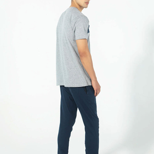 Conjunto Deportivo Casual de Verano para Hombre, Diseño 2025, Patrón Sólido con Pedrería, Camiseta y Pantalón, 100% Algodón Transpirable - Product Image 2