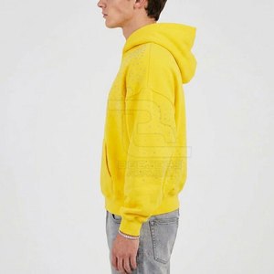 Dernières tendances en matière de streetwear, sweats à capuche pour hommes en strass, vente en gros, fabriqués au Pakistan, basiques, respirants, légers, sweats à capuche en strass - Product Image 4