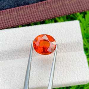 Granate Spessartita Natural de Corte Ovalado, Gema Suelta de África para Joyería Fina, Gema de Colección de Lujo - Product Image 1