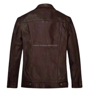 Casual <b>Shirt</b> Sheep Leather OEM New Fashion Modern Short Sleeve Drop Shoulder Oversized Double Chest Pockets <b>Zip</b> <b>up</b> Plain for <b>Men</b> - Product Image 4