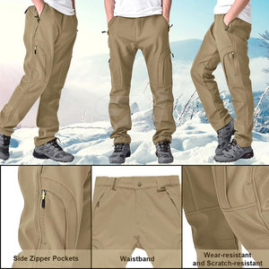 Vêtements de randonnée haut de gamme pour l'extérieur, design confortable et flexible, pantalon softshell pour une utilisation active en extérieur, pantalon softshell - Product Image 4