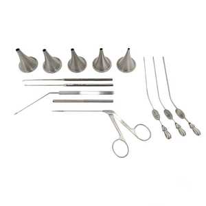 Juego de instrumentos microquirúrgicos de otología ENT de 13 piezas Jarit Aesculap, kit profesional de herramientas quirúrgicas para cirugía de oído. - Product Image 1