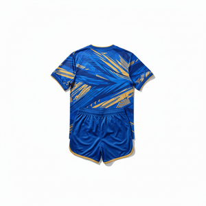 Maillot de football personnalisé respirant, ensemble complet pour adulte, maillot de football léger à manches courtes pour homme - Product Image 2