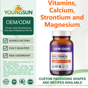 Compresse di Integratore di Calcio per Migliorare la Densità Ossea, Calcio Vegano con Vitamina K2, <span class=keywords><strong>D3</strong></span> e Magnesio, 120 Compresse, Non Adatto per Donne in Gravidanza/Lattanti - Product Image 2
