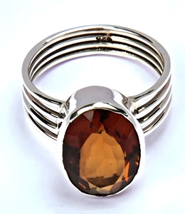 Wholesale Smokey Topaz <b>Silver</b> <b>Ring</b> Handmade <b>925</b> Sterling <b>Silver</b> Gemstone Jewelry for Women - Product Image 1