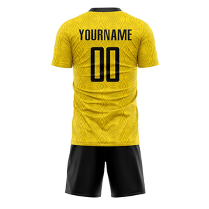 Ensemble d'uniformes de football personnalisés de style actuel pour hommes adultes, haute qualité, séchage rapide, 100% polyester avec personnalisation - Product Image 2