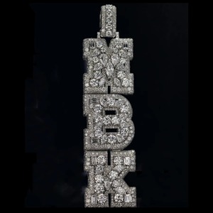 Colgante con Nombre Personalizado de Diamantes Cultivados en Laboratorio VVS, Plata de Ley 925, Certificado IGI, para Hombre, Estilo Rapero, Elegante - Product Image 1