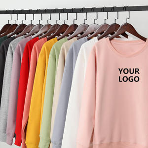 Sweat-shirt unisexe en coton épais de haute qualité avec logo personnalisé, sweat-shirt en coton lourd, sweat-shirt à col rond pour l'hiver - Product Image 3