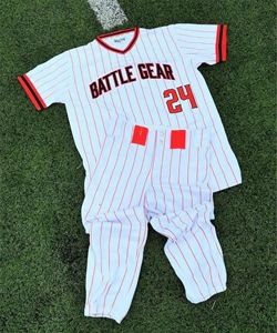 Ensemble d'uniformes d'équipe de football américain personnalisés, maillot de football américain de qualité supérieure, vêtements de sport OEM, uniforme de baseball, 100% polyester, manches courtes - Product Image 3