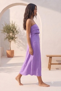 Vestido Maxi Tubo 100% Algodón para Mujer, Vestido Tubo Largo hasta el Suelo, Vestido de Fiesta, Vestido de Playa, Vestido de Verano, Regalo para Ella - Product Image 3