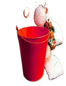 Nouveau-né posant seau en métal Vintage bébé photographie accessoires pour lit Type pousses - Product Image 1