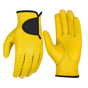 Fashion Design High Quality Genuine Leather Waterproof Non-Slip Golf <b>Gloves</b> Outdoor-Use Customizable Regular-Sizes - Product Image 1